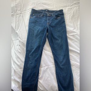 Straight Leg Blue Jeans from the Gap